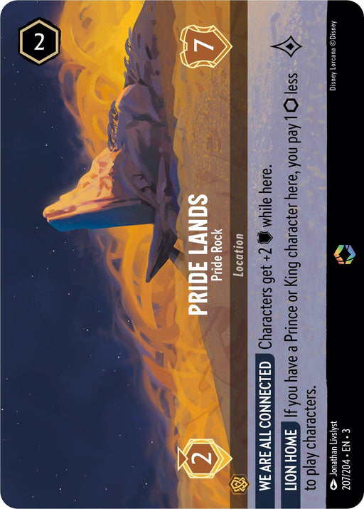 Pride Lands - Pride Rock (Enchanted) (207/204) - Into the Inklands Holofoil - for just $13.26! 