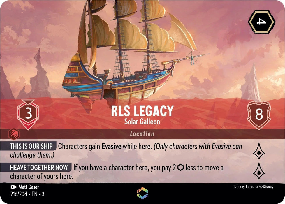 RLS Legacy - Solar Galleon (Enchanted) (216/204) [Into the Inklands] - for just $9.15! 