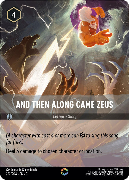 And Then Along Came Zeus (Enchanted) (222/204) - Into the Inklands Holofoil - for just $23.11! 