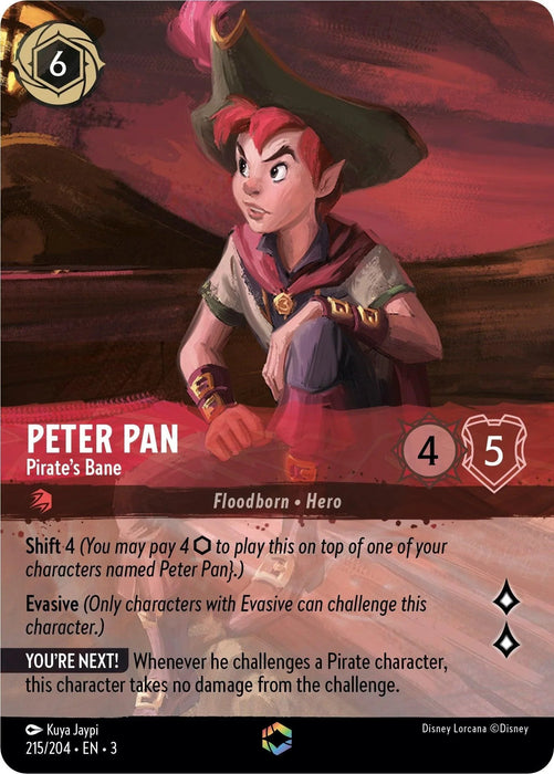 Peter Pan - Pirate's Bane (Enchanted) (215/204) [Into the Inklands] - for just $16.15! 