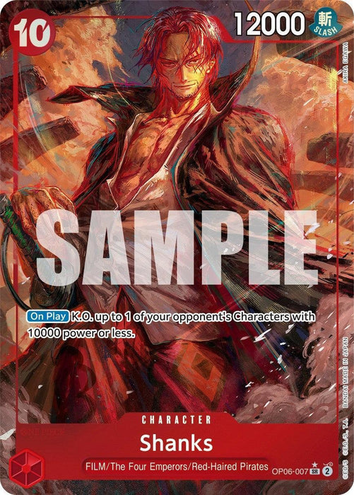 Shanks (Alternate Art) [Wings of the Captain] - for just $15.20! 