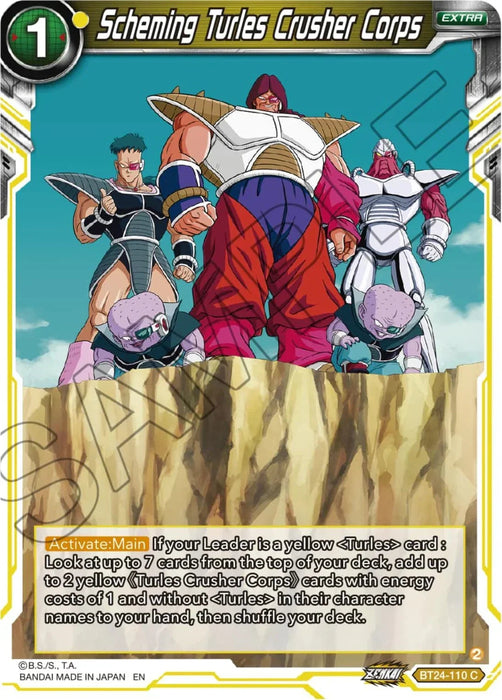 Scheming Turles Crusher Corps (BT24-110) [Beyond Generations] - for just $0.10! 