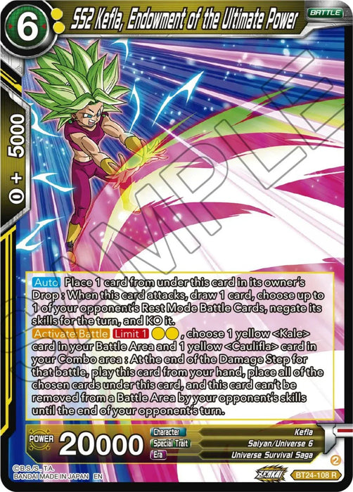 SS2 Kefla, Endowment of the Ultimate Power (BT24-108) [Beyond Generations] - for just $0.10! 