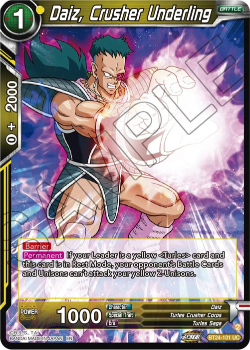 Daiz, Crusher Underling (BT24-101) [Beyond Generations] - for just $0.10! 