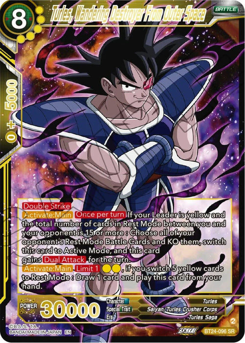 Turles, Wandering Destroyer From Outer Space (BT24-096) [Beyond Generations] - for just $0.15! 