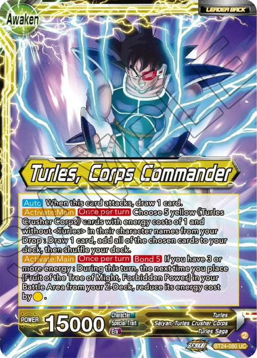 Turles // Turles, Corps Commander (BT24-080) [Beyond Generations] - for just $0.10! 