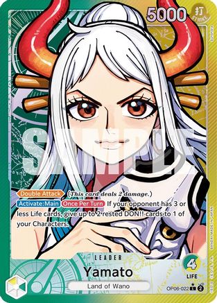Yamato (Alternate Art) (OP06-022) - Wings of the Captain Foil - for just $33.83! 