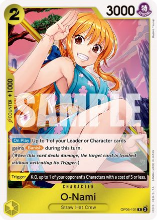 O-Nami (OP06-101) - Wings of the Captain Foil - for just $0.47! 