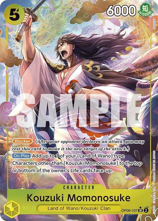 Kouzuki Momonosuke (Alternate Art) [Wings of the Captain] - for just $1.95! 