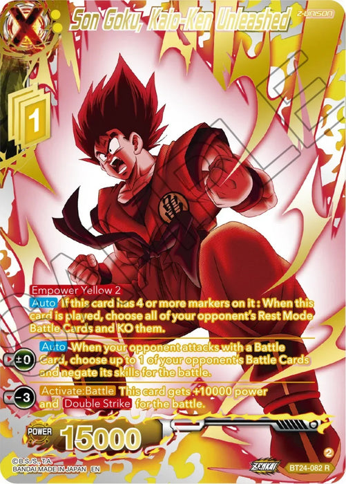 Son Goku, Kaio-Ken Unleashed (Collector Booster) (BT24-082) [Beyond Generations] - for just $3.85! 