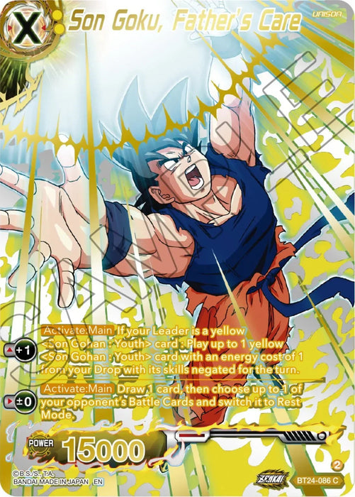 Son Goku, Father's Care (Collector Booster) (BT24-086) [Beyond Generations] - for just $2.65! 