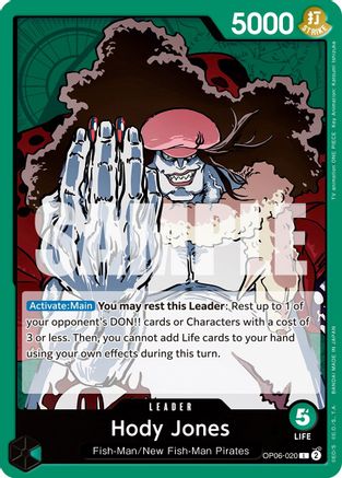 Hody Jones (020) (OP06-020) - Wings of the Captain - for just $0.07! 