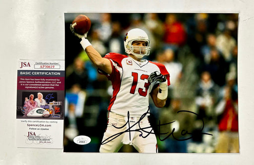 Kurt Warner Signed NFL  Arizona Cardinals QB Passing 8x10 Photo With JSA COA - for just $50! 