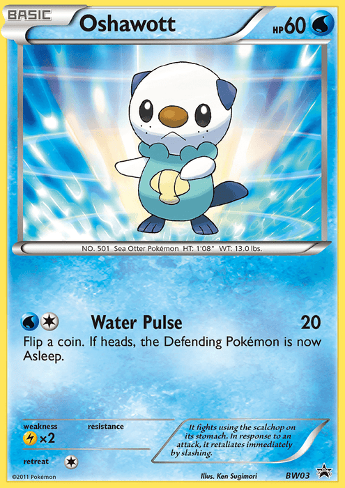Oshawott (BW03) [Black & White: Black Star Promos] - for just $1.45! 