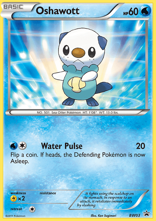 Oshawott (BW03) [Black & White: Black Star Promos] - for just $1.45! 
