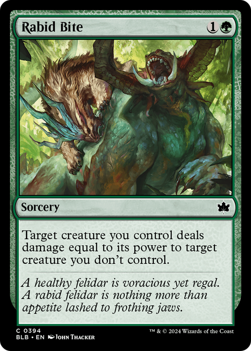 Rabid Bite (BLB-394) - Bloomburrow - for just $0.04! 