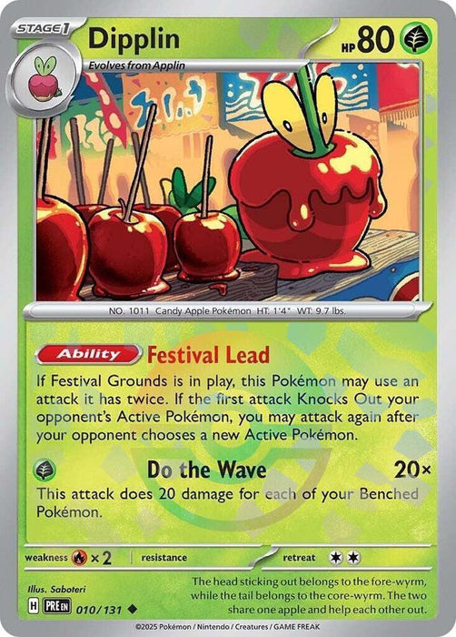 Dipplin (010/131) (Poke Ball Pattern) [Scarlet & Violet: Prismatic Evolutions] - for just $0.20! 