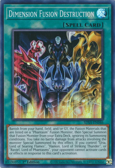 Dimension Fusion Destruction [SDSA-EN046] Super Rare - for just $0.40! 