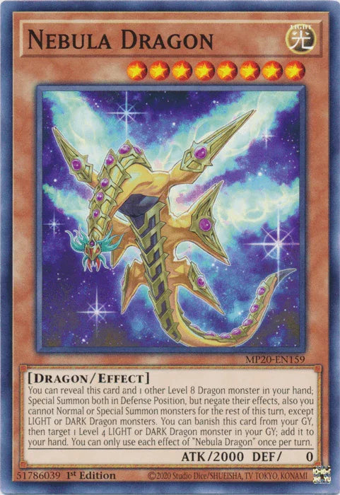 Nebula Dragon [MP20-EN159] Common - for just $0.10! 