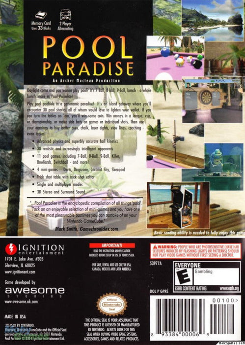 Pool Paradise – GameCube (GC) - for just $12.99! 
