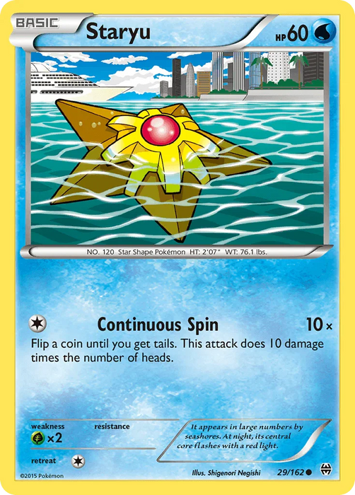 Staryu (29/162) [XY: BREAKthrough] - for just $0.10! 