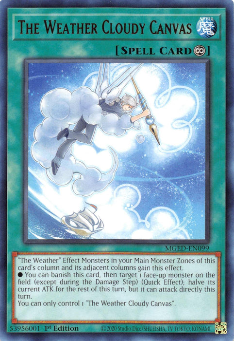 The Weather Cloudy Canvas [MGED-EN099] Rare - for just $0.10! 