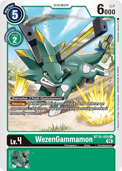 WezenGammamon [BT10-050] [Xros Encounter] - Just $0.09! Shop now at Retro Gaming of Denver