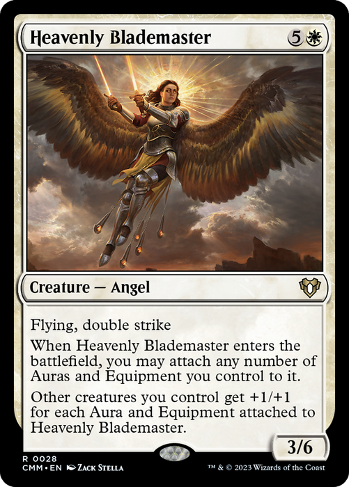 Heavenly Blademaster (CMM-028) - Commander Masters - for just $0.08! 