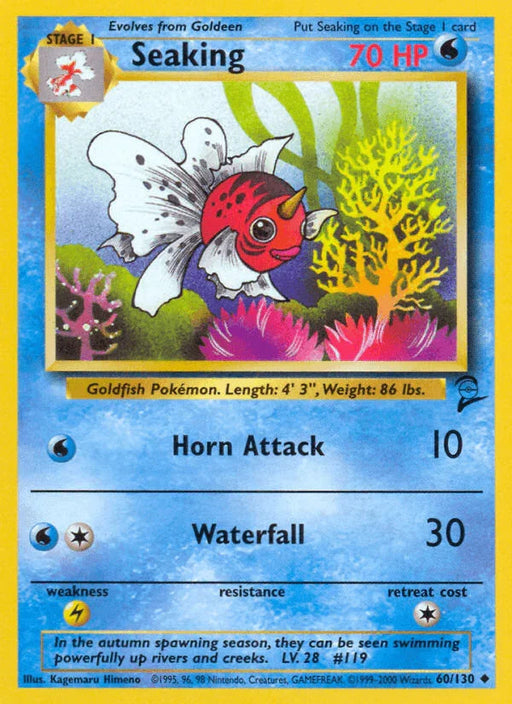 Seaking (60/130) [Base Set 2] - for just $0.65! 