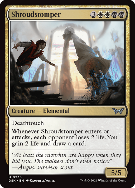 Shroudstomper (DSK-233) - Duskmourn: House of Horror Foil - for just $0.02! 