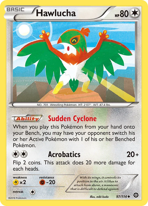 Hawlucha (97/114) [XY: Steam Siege] - for just $0.10! 