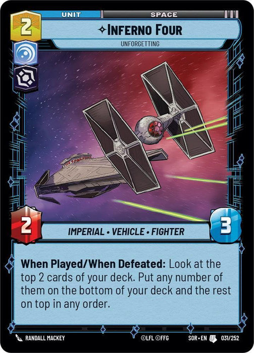 Inferno Four - Unforgetting (031/252) [Spark of Rebellion] - for just $0.15! 