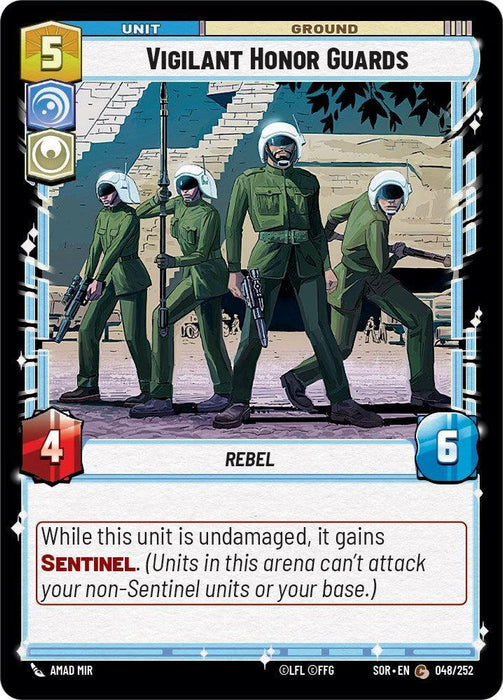 Vigilant Honor Guards (048/252) [Spark of Rebellion] - for just $0.10! 
