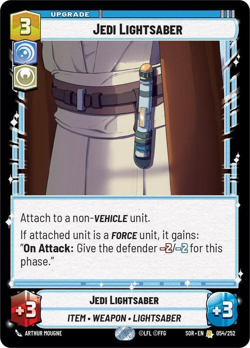 Jedi Lightsaber (054/252) [Spark of Rebellion] - for just $0.40! 