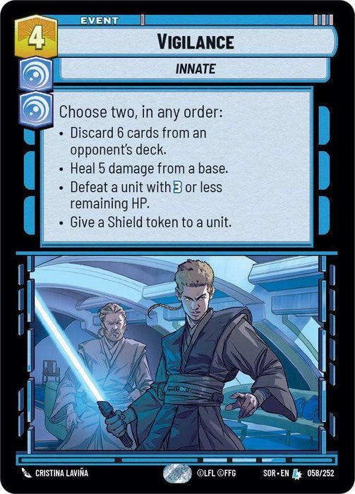 Vigilance (058/252) [Spark of Rebellion] - for just $2.40! 