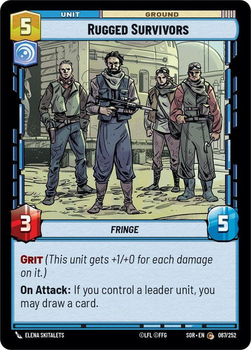 Rugged Survivors (067/252) [Spark of Rebellion] - for just $0.10! 