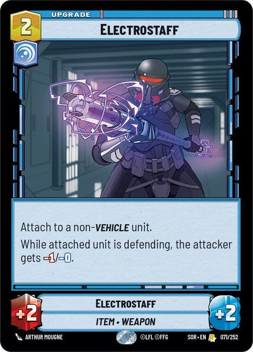 Electrostaff (071/252) [Spark of Rebellion] - for just $0.15! 
