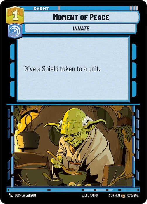 Moment of Peace (073/252) [Spark of Rebellion] - for just $0.10! 