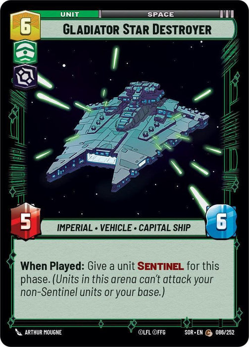 Gladiator Star Destroyer (086/252) [Spark of Rebellion] - for just $0.10! 