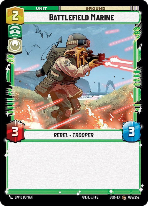 Battlefield Marine (095/252) [Spark of Rebellion] - for just $0.10! 