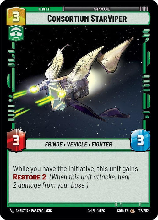 Consortium StarViper (112/252) [Spark of Rebellion] - for just $0.10! 