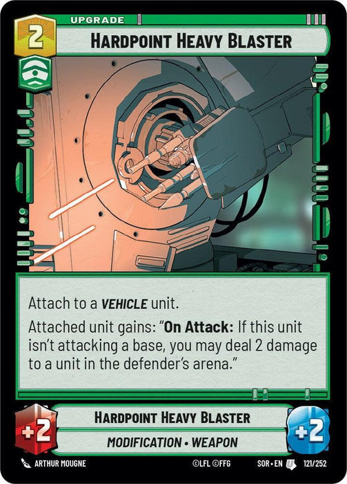 Hardpoint Heavy Blaster (121/252) [Spark of Rebellion] - for just $0.10! 