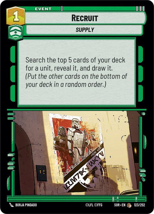 Recruit (123/252) [Spark of Rebellion] - for just $0.10! 