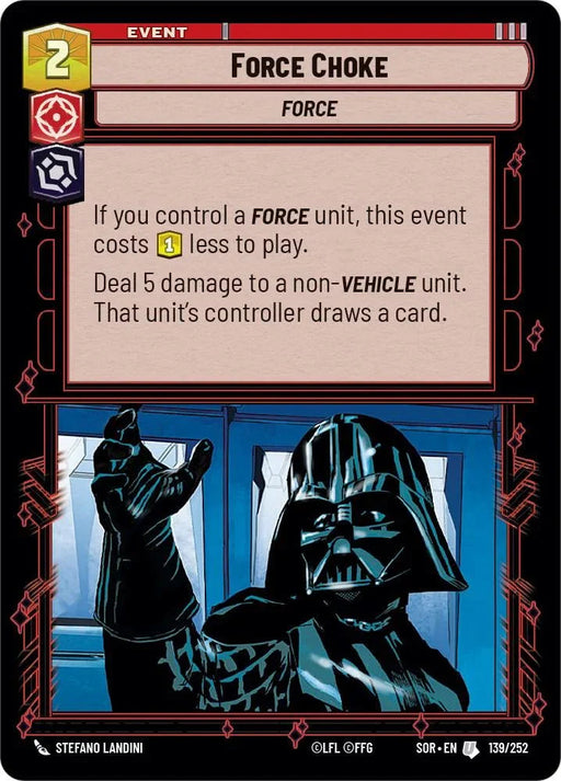 Force Choke (139/252) [Spark of Rebellion] - for just $0.10! 