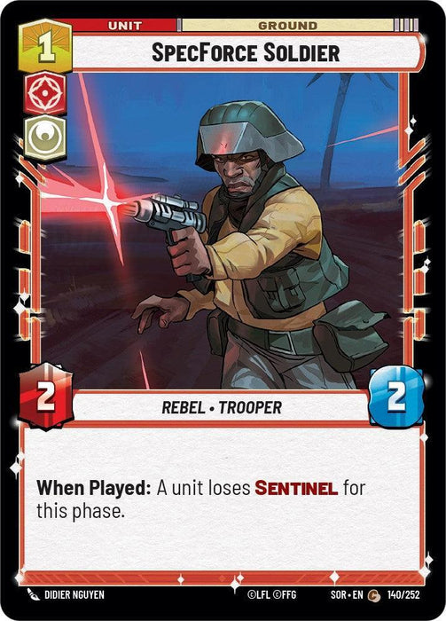 SpecForce Soldier (140/252) [Spark of Rebellion] - for just $0.10! 