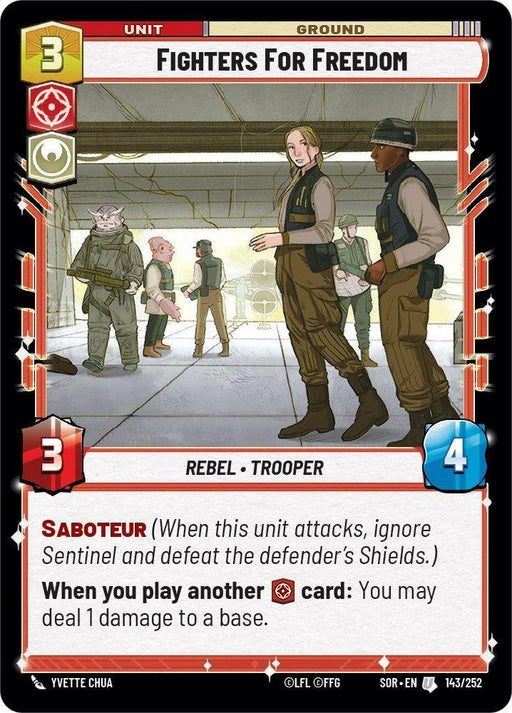 Fighters For Freedom (143/252) [Spark of Rebellion] - for just $0.10! 