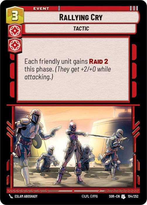 Rallying Cry (154/252) [Spark of Rebellion] - for just $0.10! 