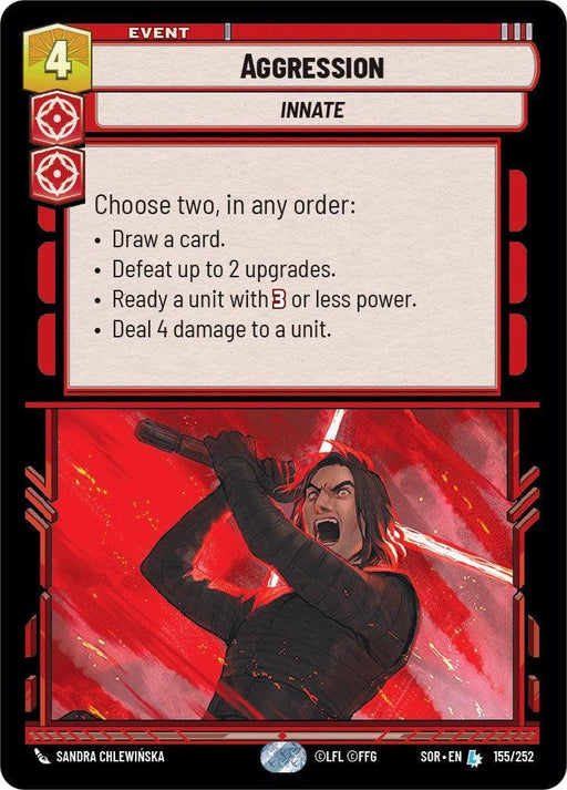 Aggression (155/252) [Spark of Rebellion] - for just $0.90! 