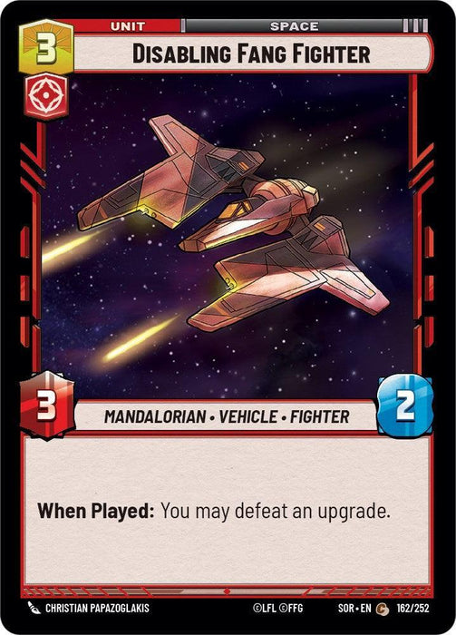 Disabling Fang Fighter (162/252) [Spark of Rebellion] - for just $0.10! 
