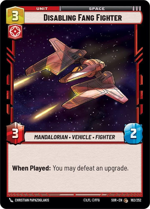 Disabling Fang Fighter (162/252) [Spark of Rebellion] - for just $0.10! 
